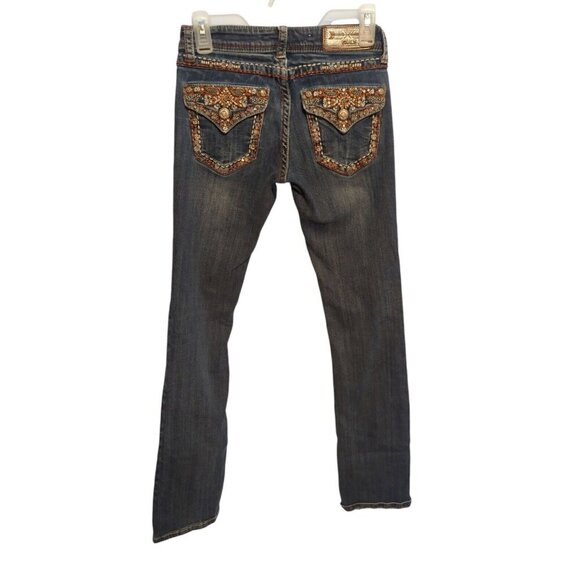 Grace in LA Women's Embroidered Bootcut Jeans Size 26 Back Pocket Designed - Picture 1 of 14